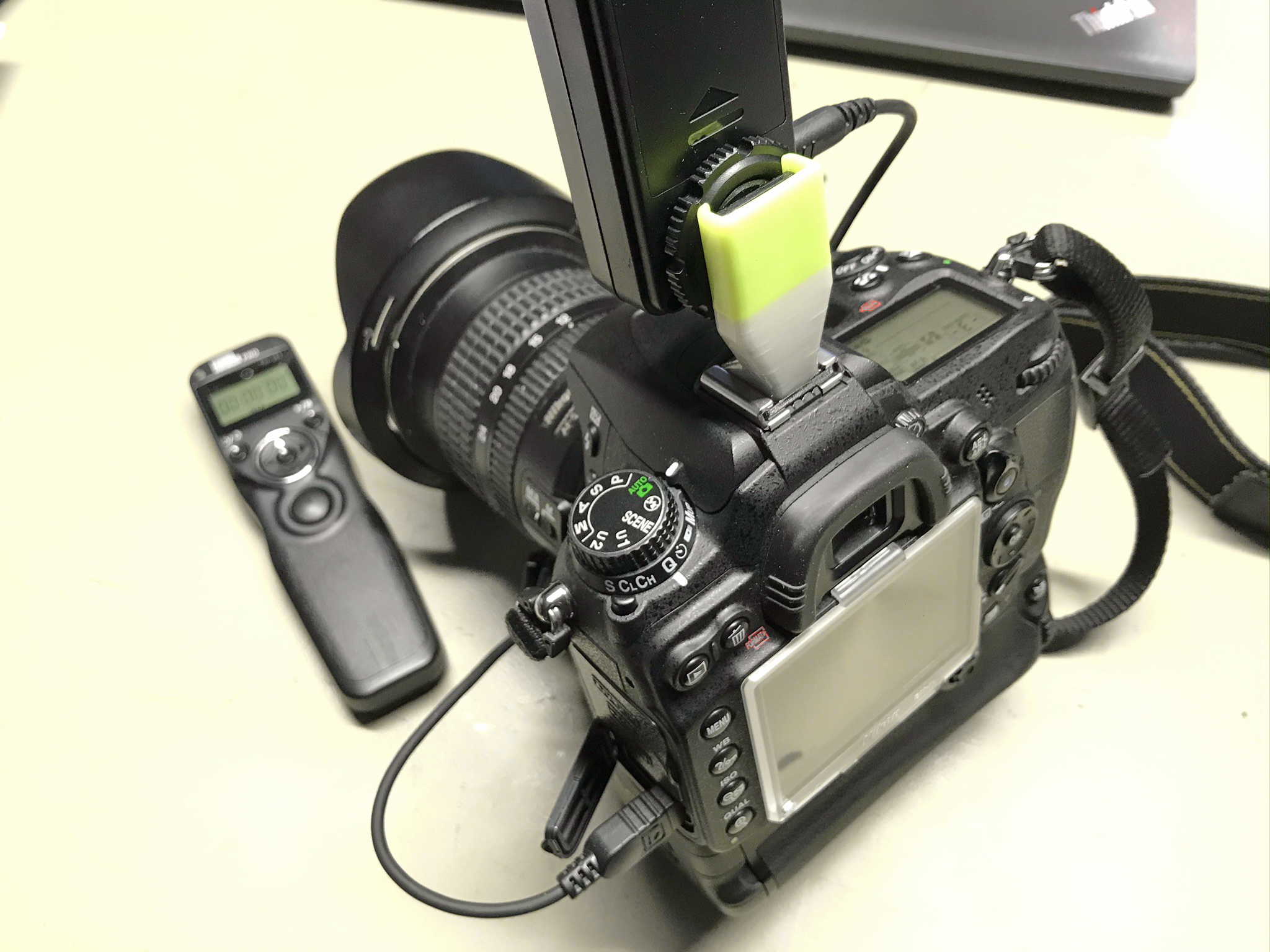 Right Angle Hot Shoe Adapter