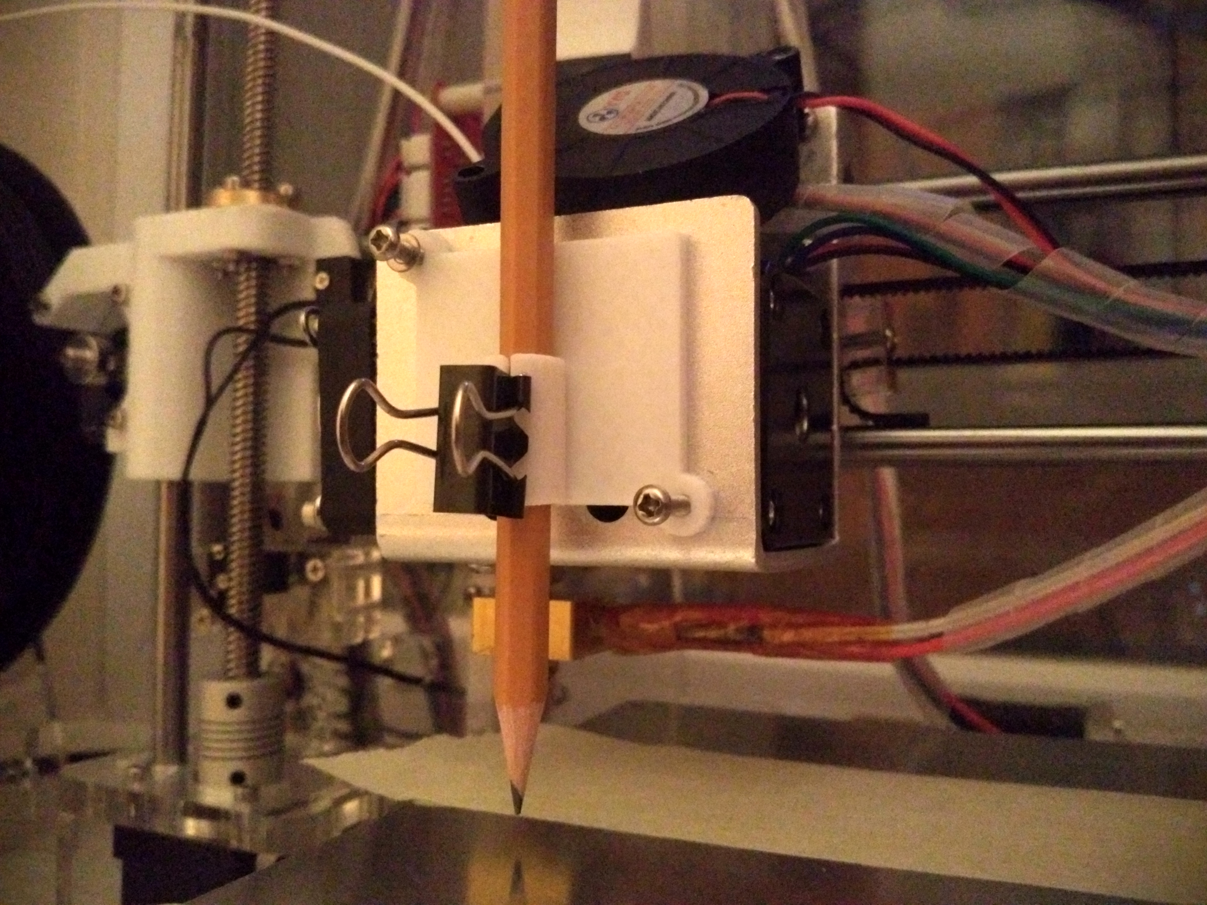 Prusa i3 plotter pen holder