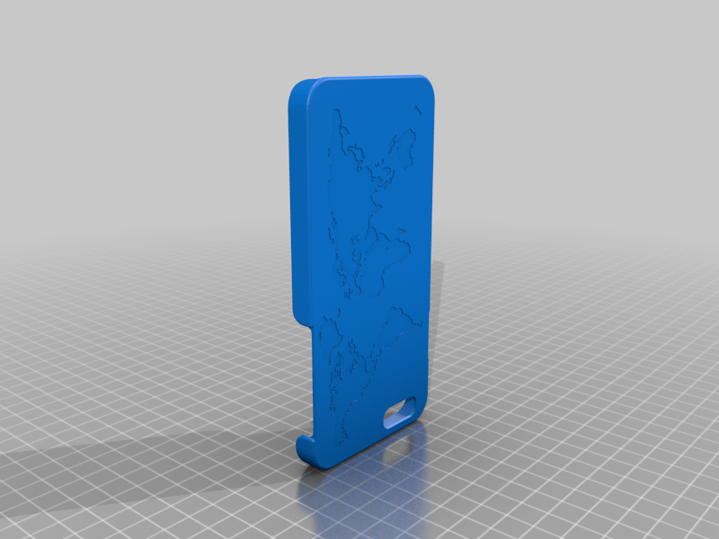 iPhone 6 Case with World Map