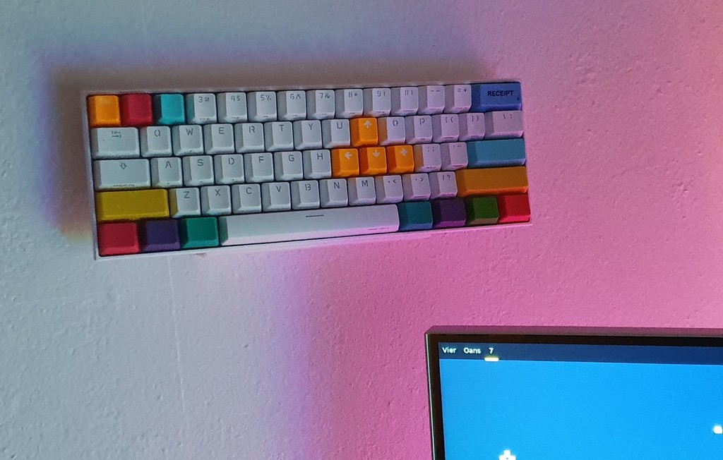 keyboard wall holder to hold keyboards on your wall. Genius, i know.