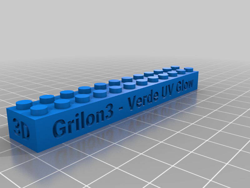Lego - Grillon3 - Verde UV Glow