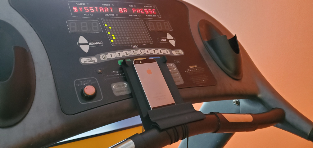 Treadmill Phone Holder with Four Different Phone Positions