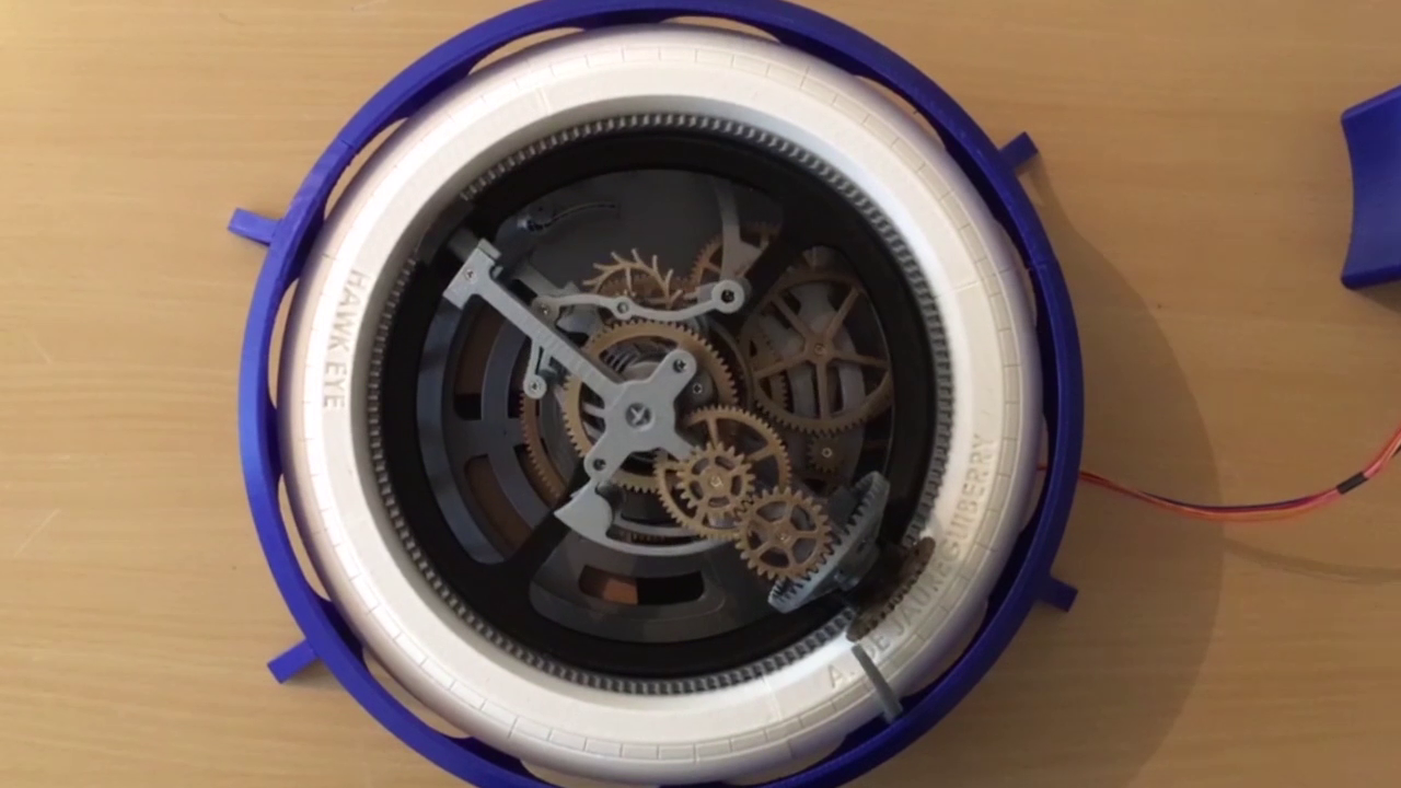 Hawk Eye : a three axis tourbillon project