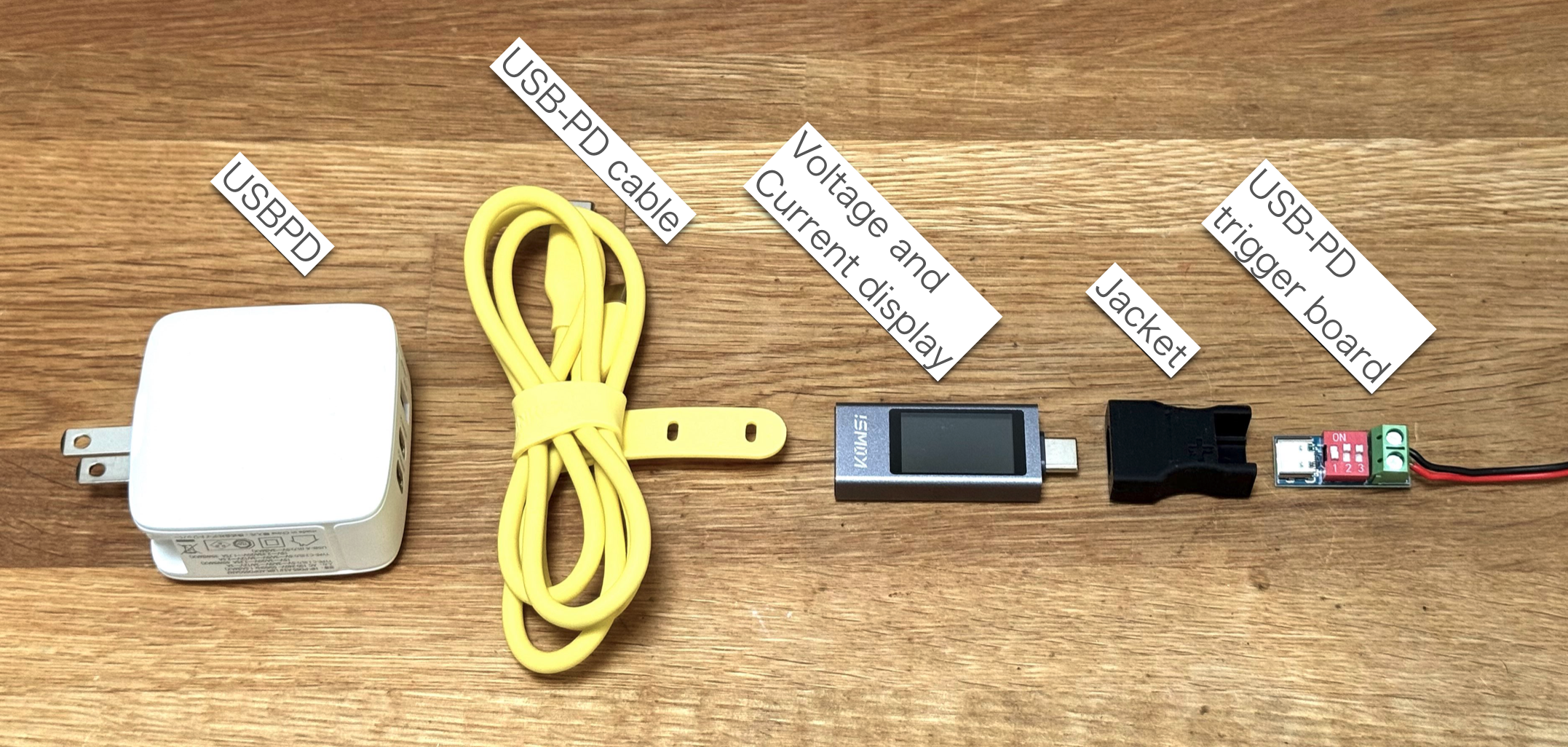 Jacket for USB Type-C PD trigger board