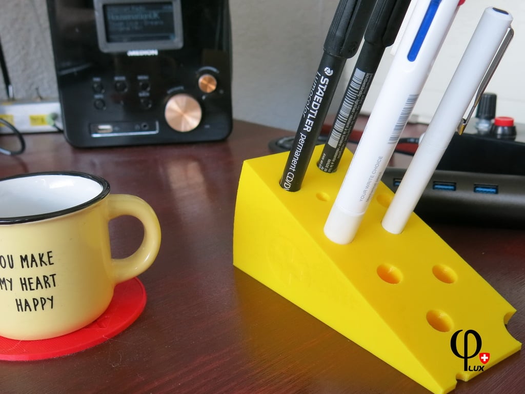 Swiss Cheese Penholder