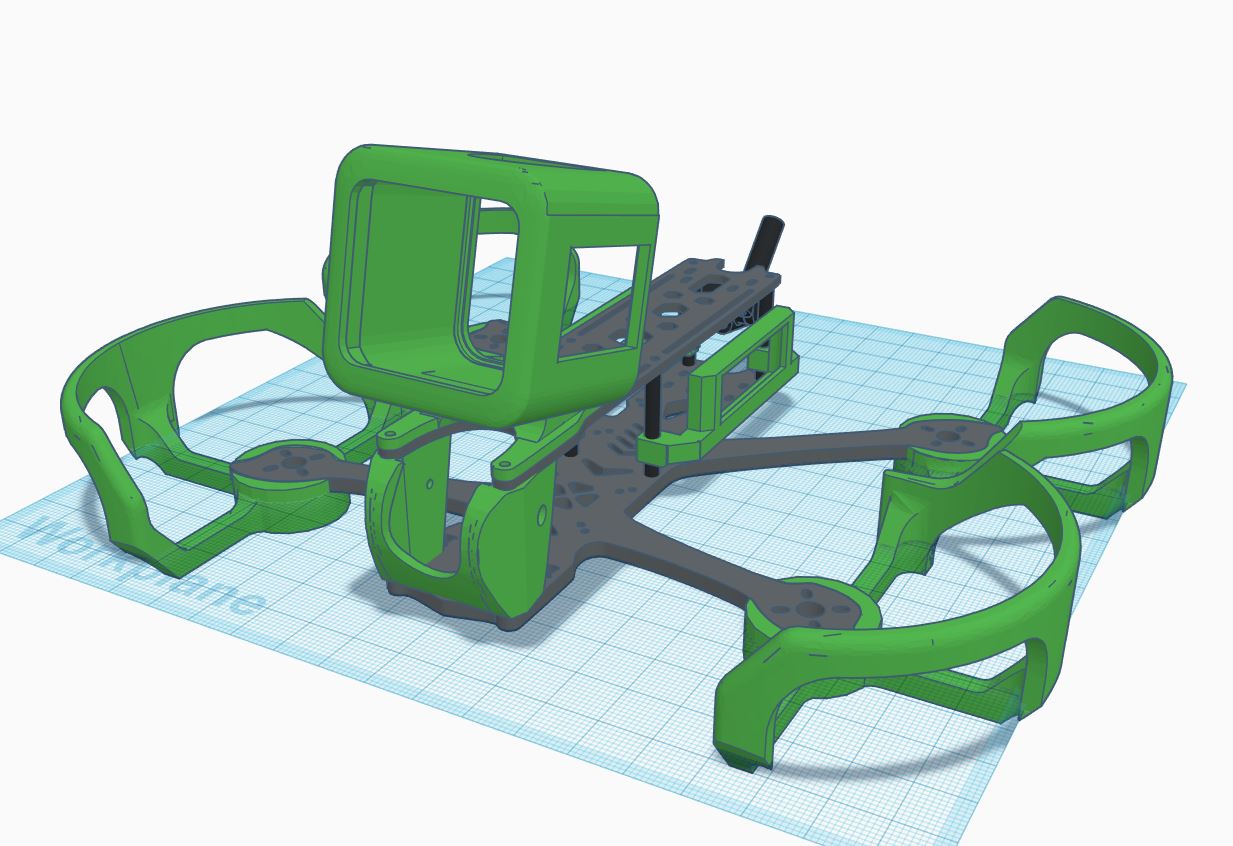 Cinerat style prop guards to iFlight dc3 HD