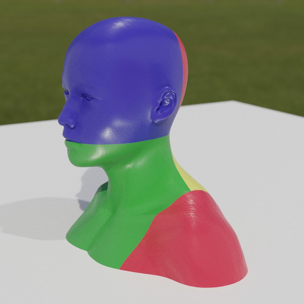 Printable Mannequin Head with Shoulders