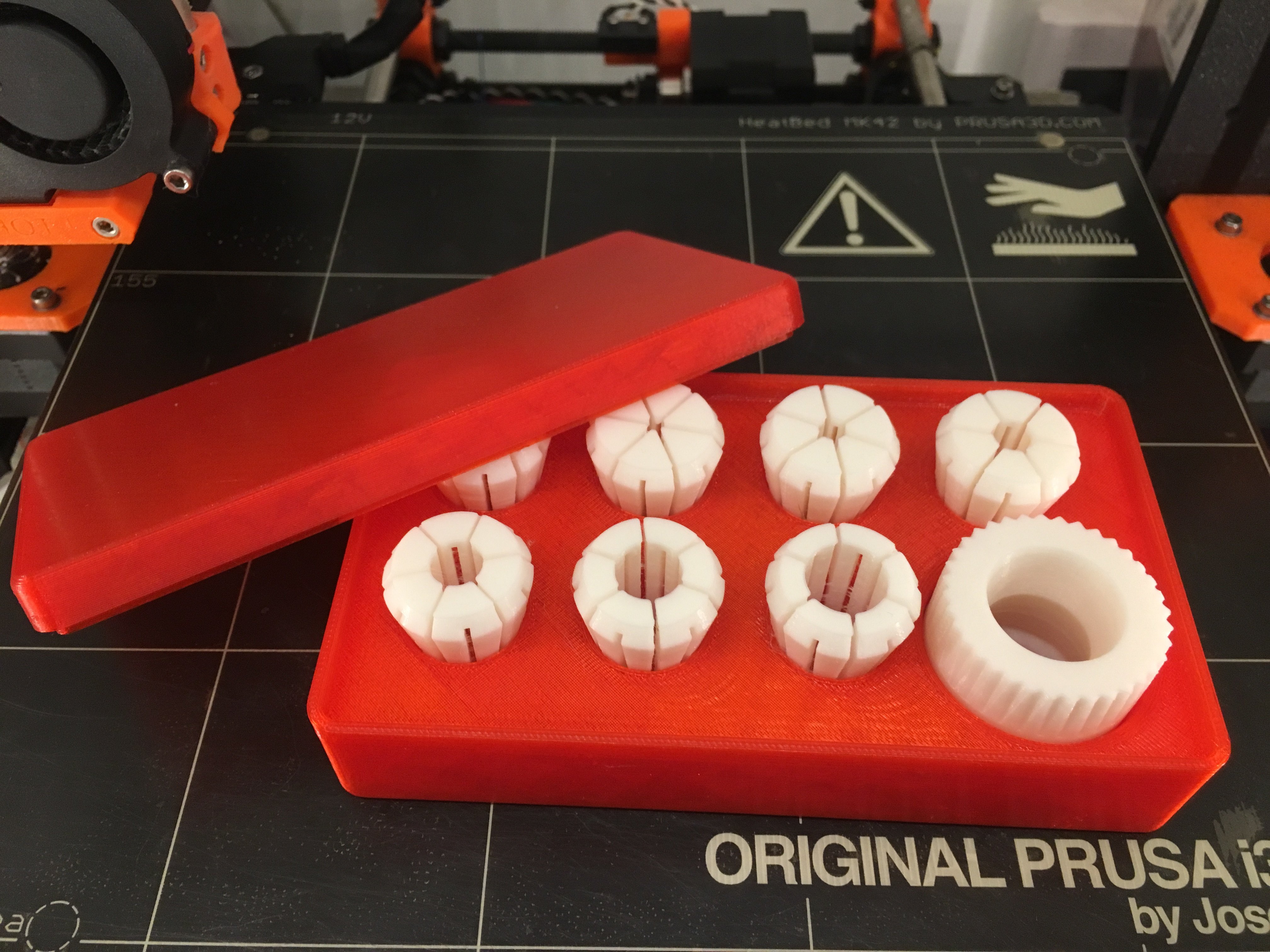 Case for the collet drill stop