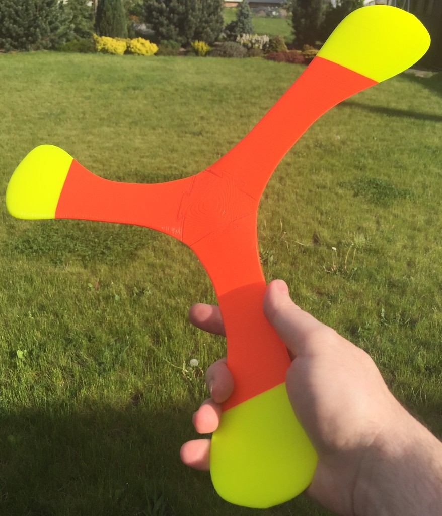Boomerang - split version for vertical printing