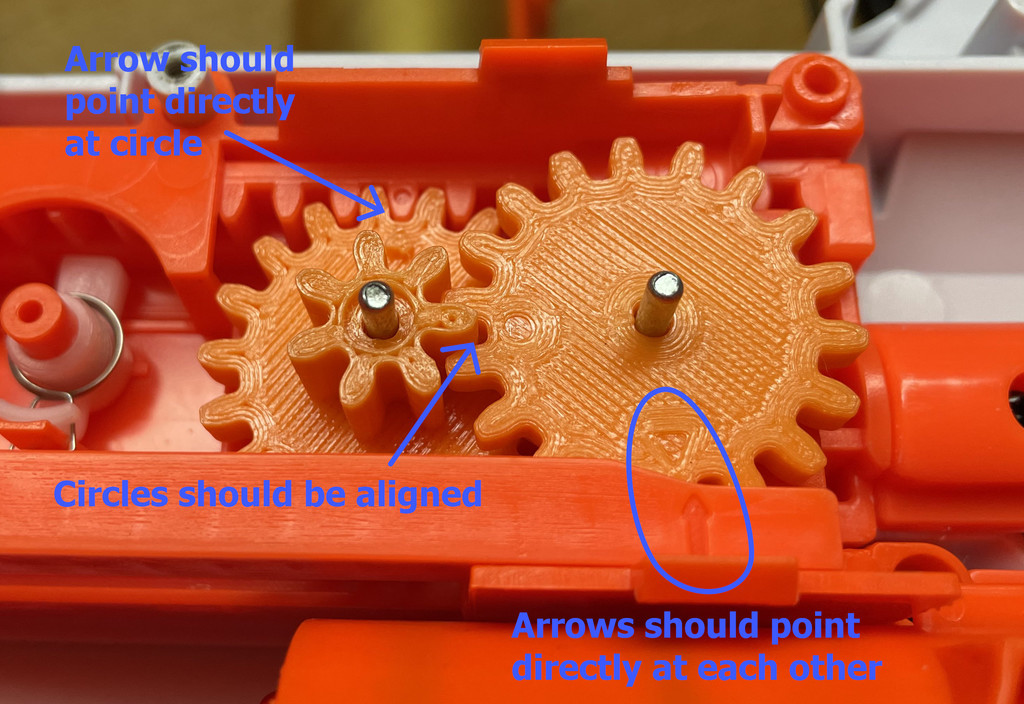 Nerf Pharaoh Replacement Gears