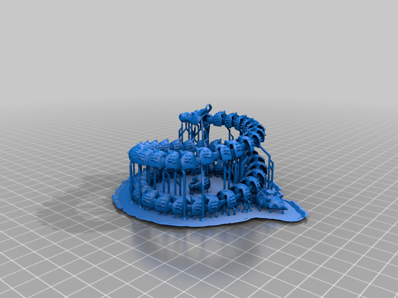 coiled articulated dragon(supported or not)