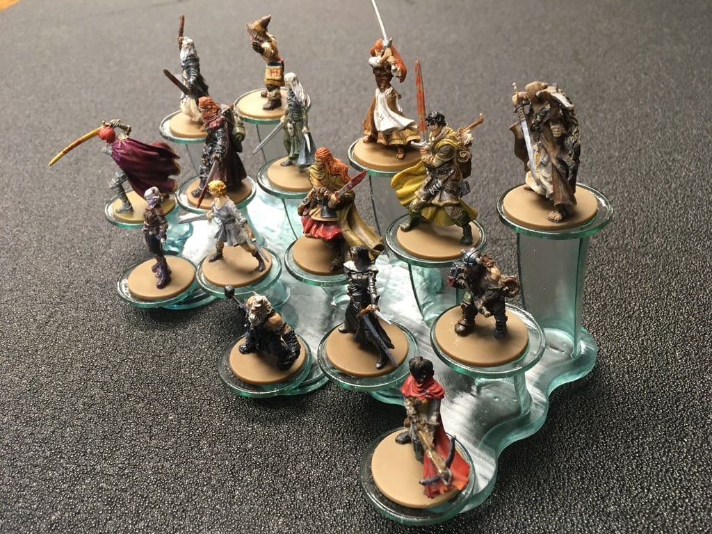 15 platform mini display stand