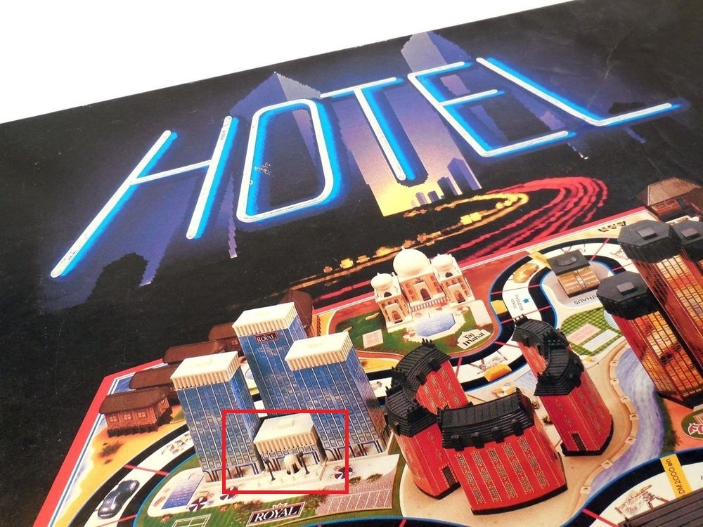 Hotel Paris lantern (Board Game "Hotel" by MB)