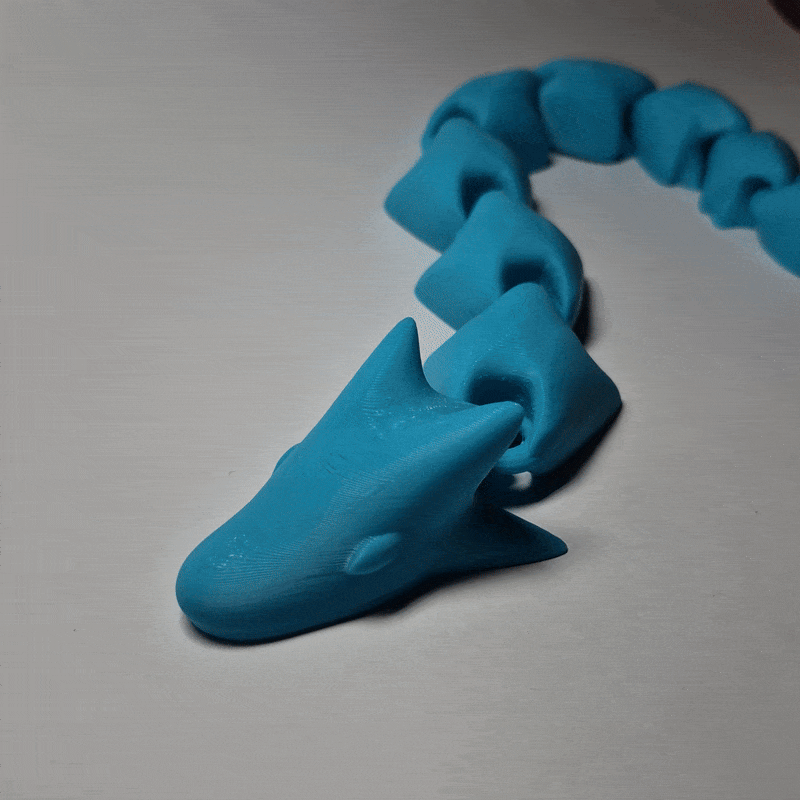Miniatura 2 do modelo 3D Long Water Dragon!