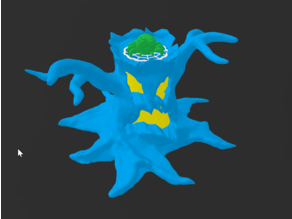 Tree and Spider LED Tea Light Holder 3D model
