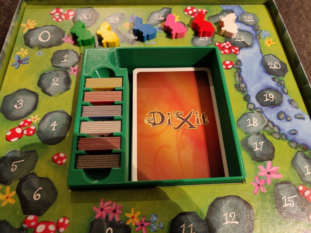 Dixit Boardgame organizer insert for non-sleeved cards