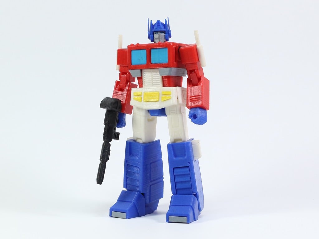 Articulated G1 Transformers Optimus Prime - No Supports