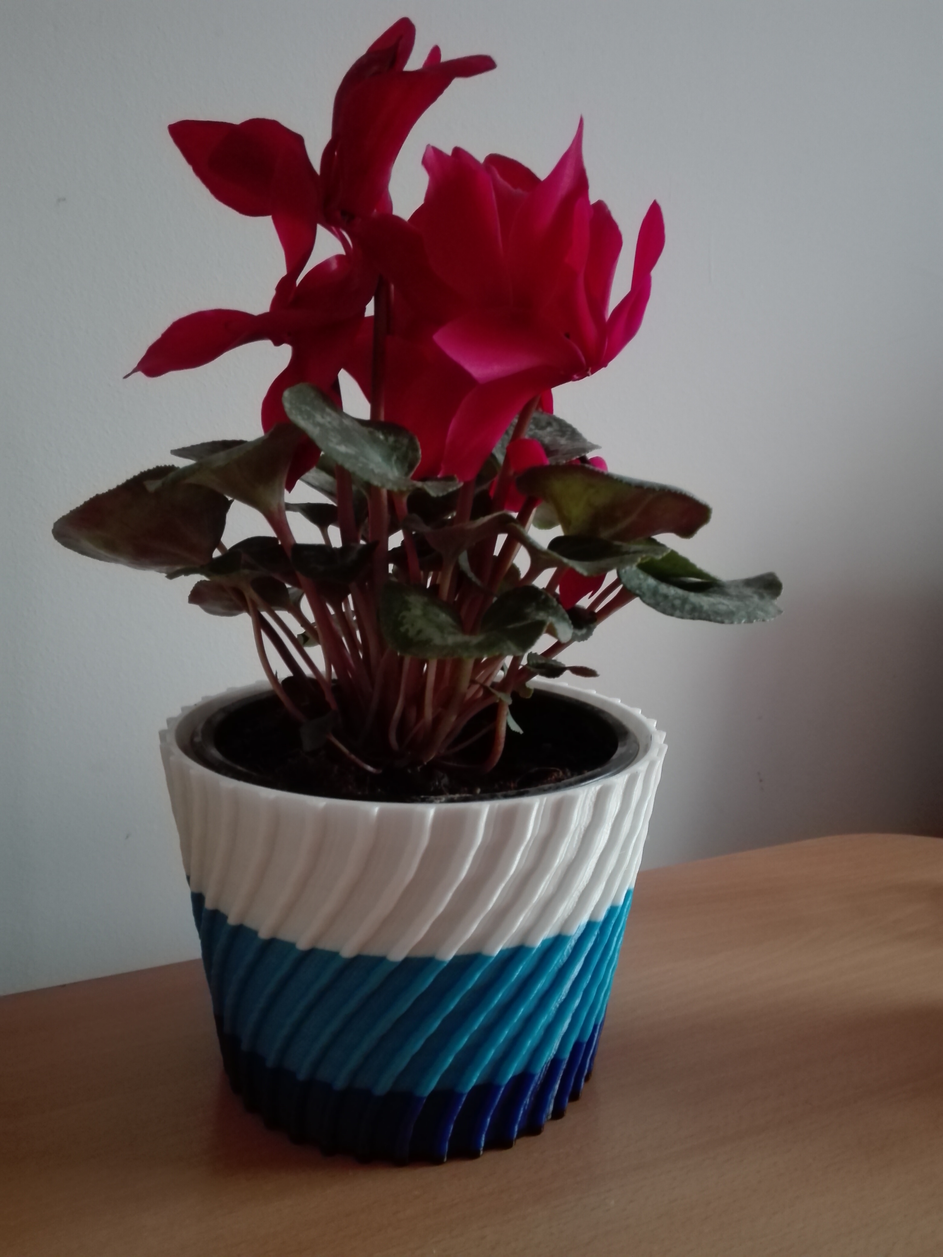 Simple twisted flower pot