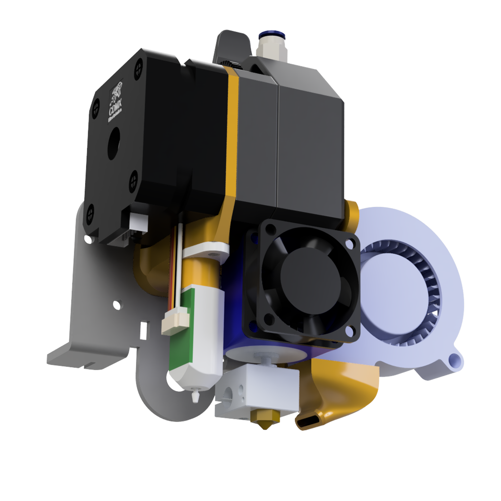 Ender 3 V2 E3D V6 BLTouch and 5015 blower adapter