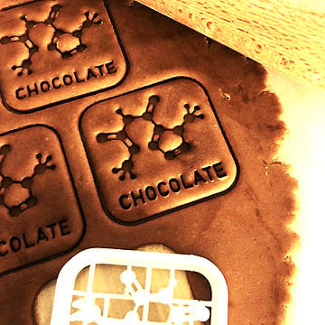 Chemistry Cookie Cutter - Chocolate Molecule