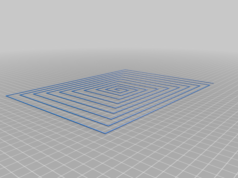 Bed calibration pattern for ANYCUBIC I3 MEGA