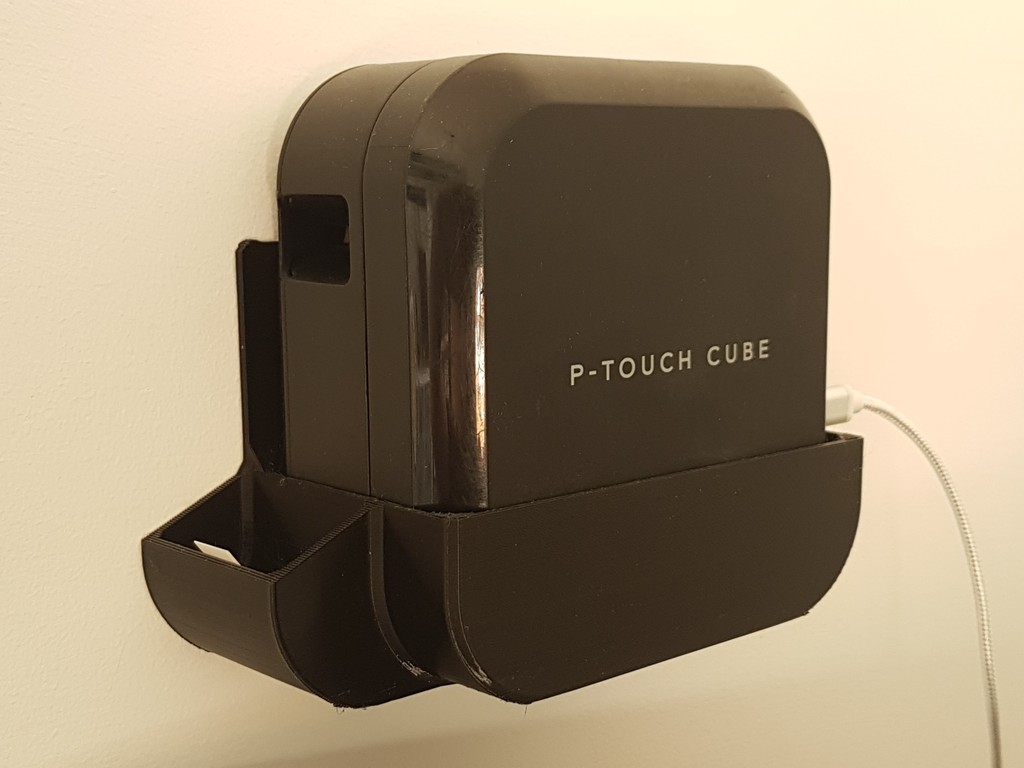 Brother P-Touch Cube Label Printer Wall Mount