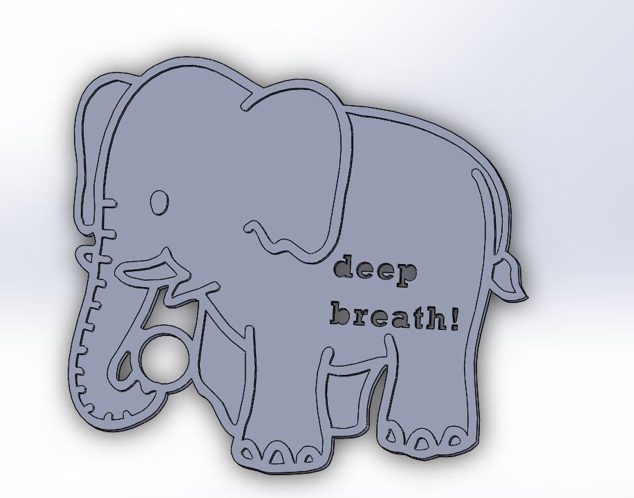 Elephant Keychain