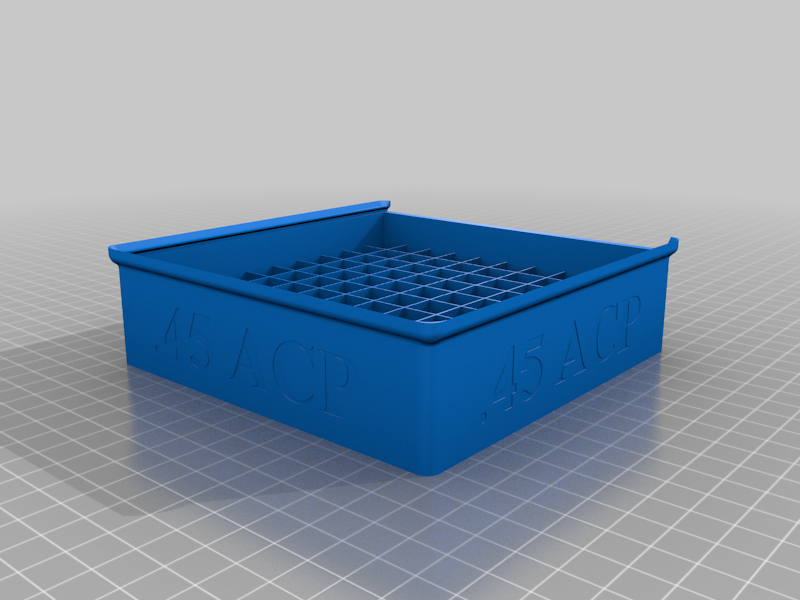 Stackable .45 ACP Ammo Box 100 Rounds