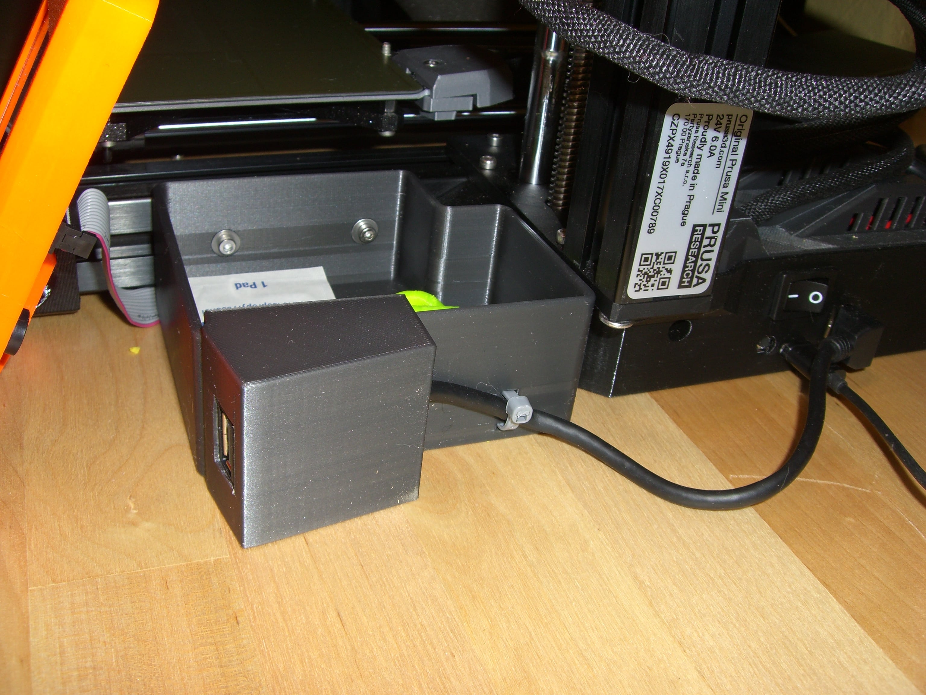 Tool box for Prusa Mini with USB extension