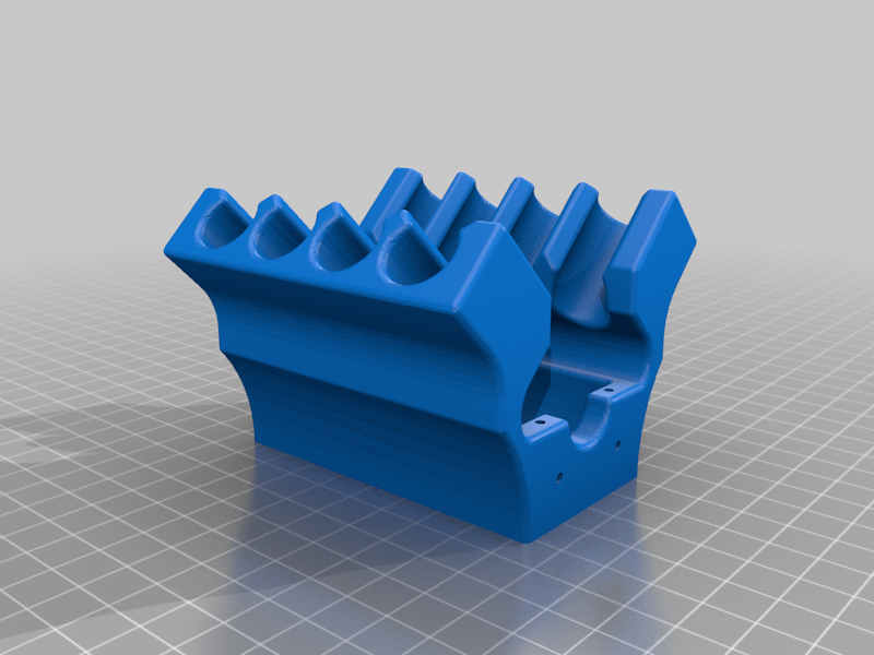 Custom V16 3D printable engine