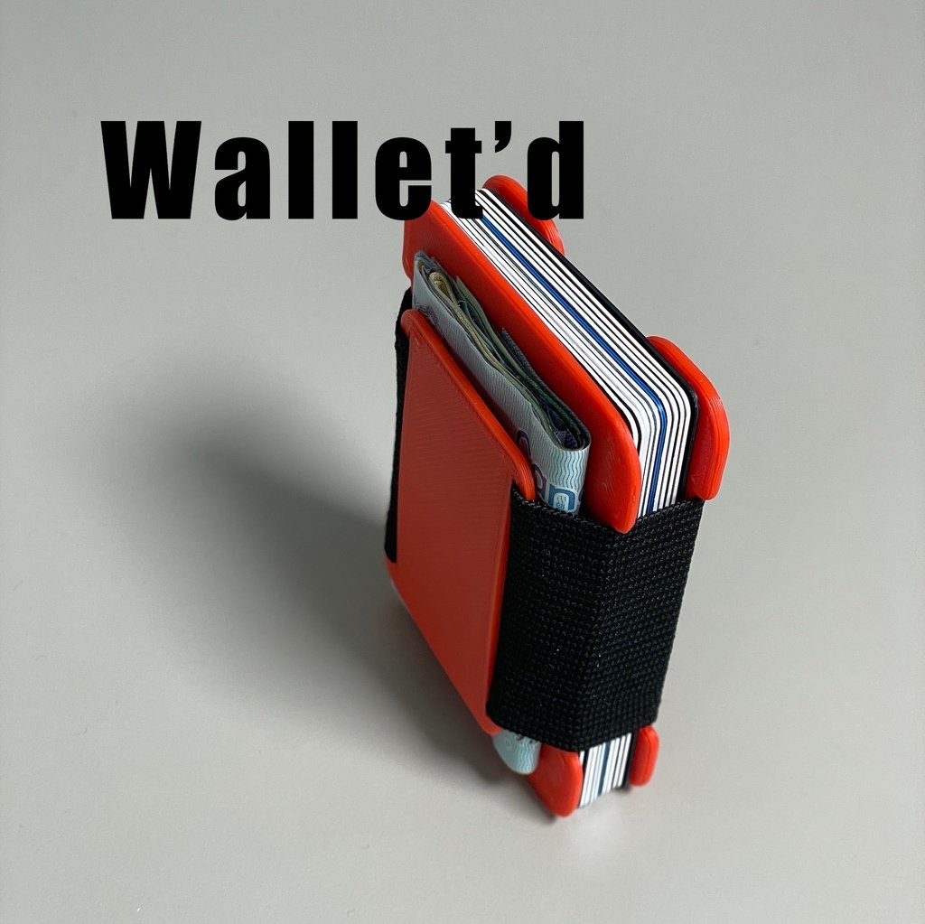 Wallet'd - 3D Printable wallet