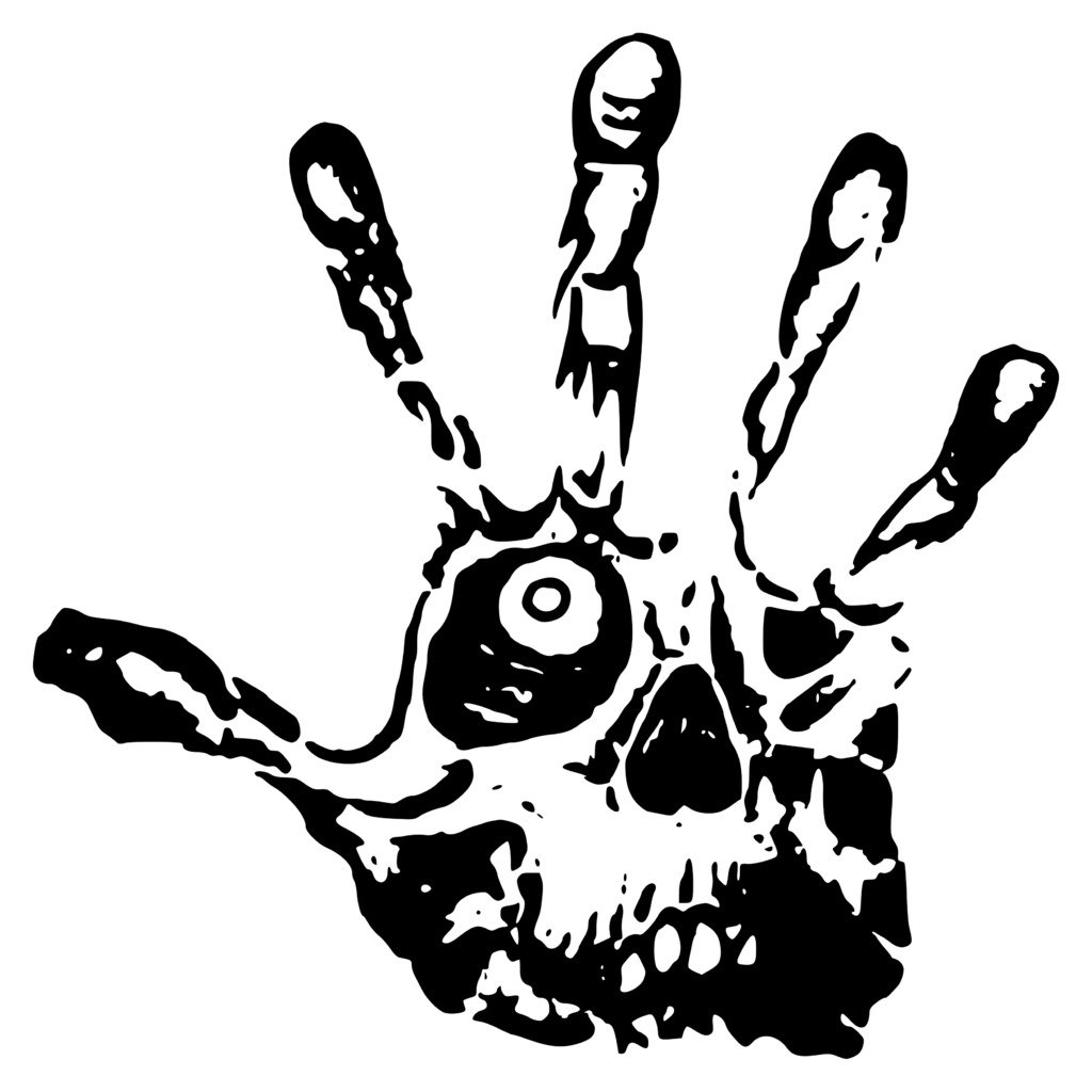 Zombie Hand wall art 1.0