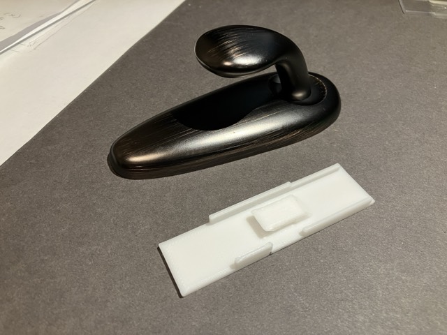 Clip for '3M Command' Style Large Metal Hook