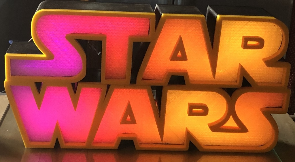 LED Star Wars logo