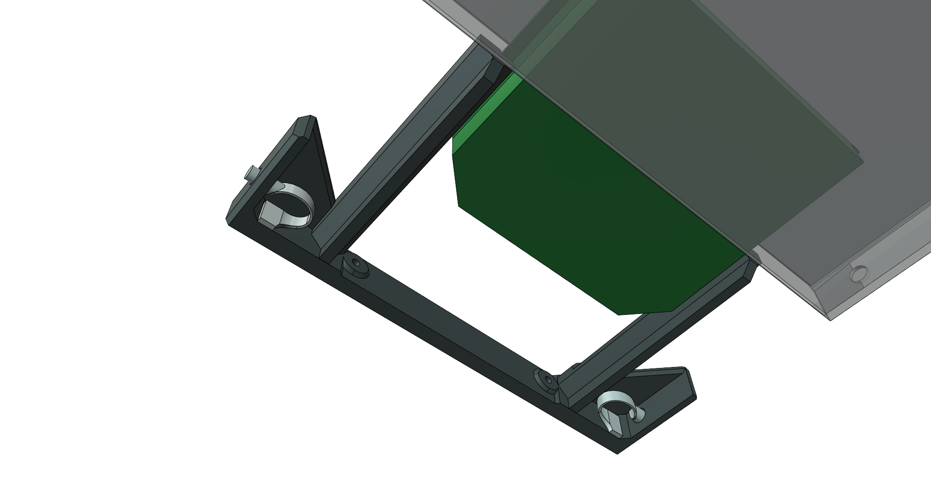 optional secret shelf opening by side clips
