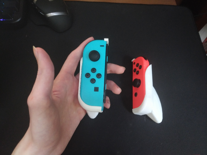 dockable split joycon grip - wii nunchuck-style