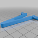 Pool pole attachment clip 3D model