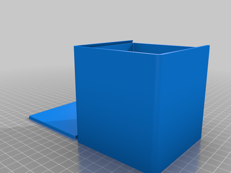 Box for alphabet stencils