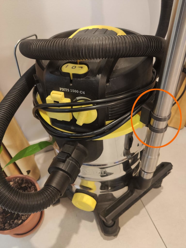 Parkside (Lidl) vacuum handle holder