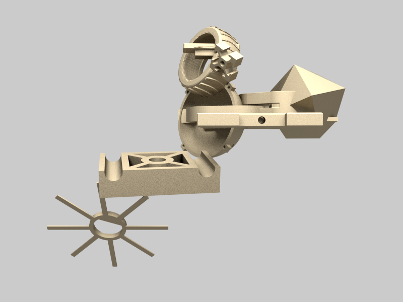 Spring-loaded Cooling near a holder