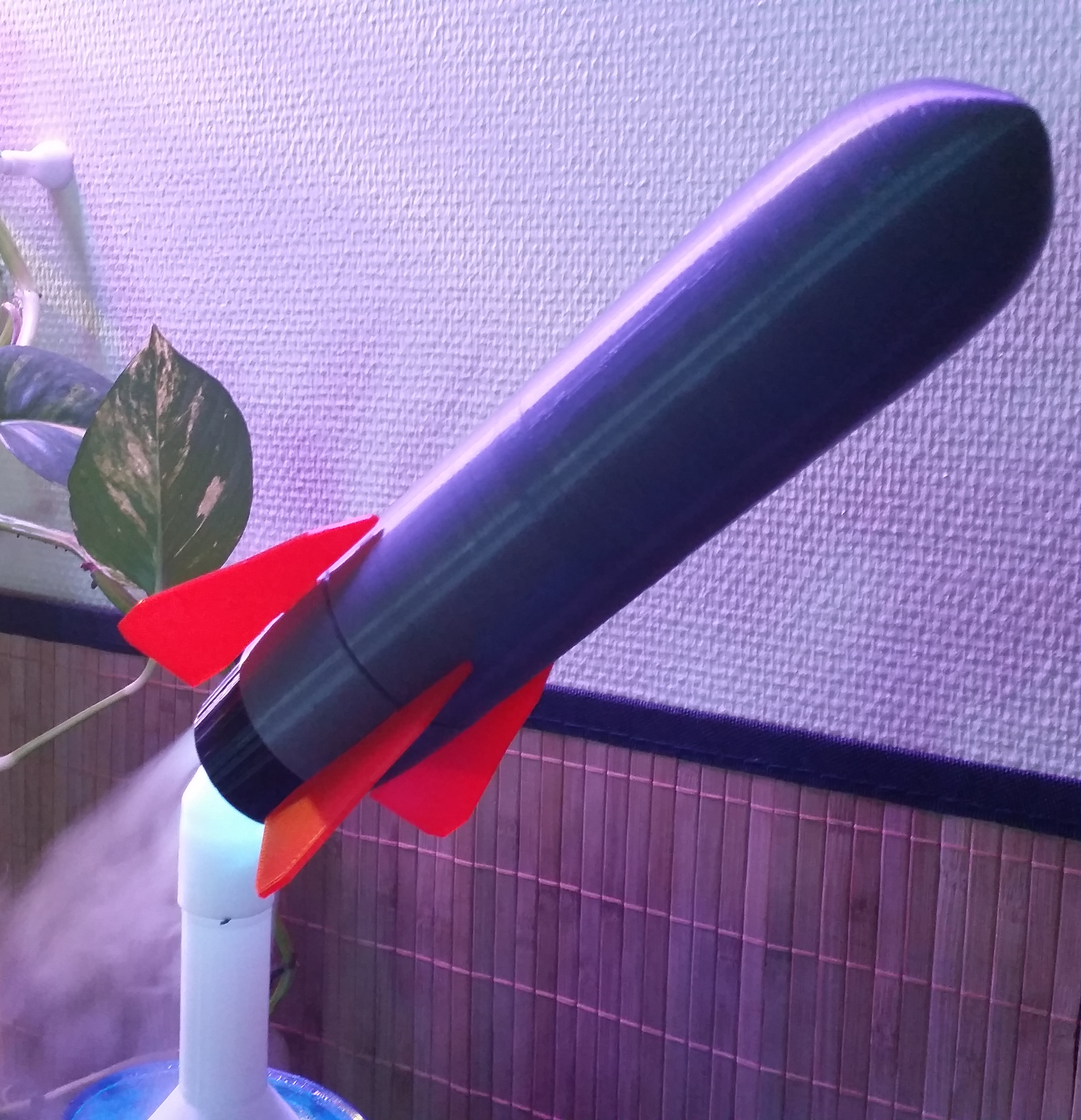 Humidifier Rocket nozzle