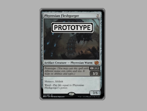 MtG BRO NEW Keyword:Prototype marker