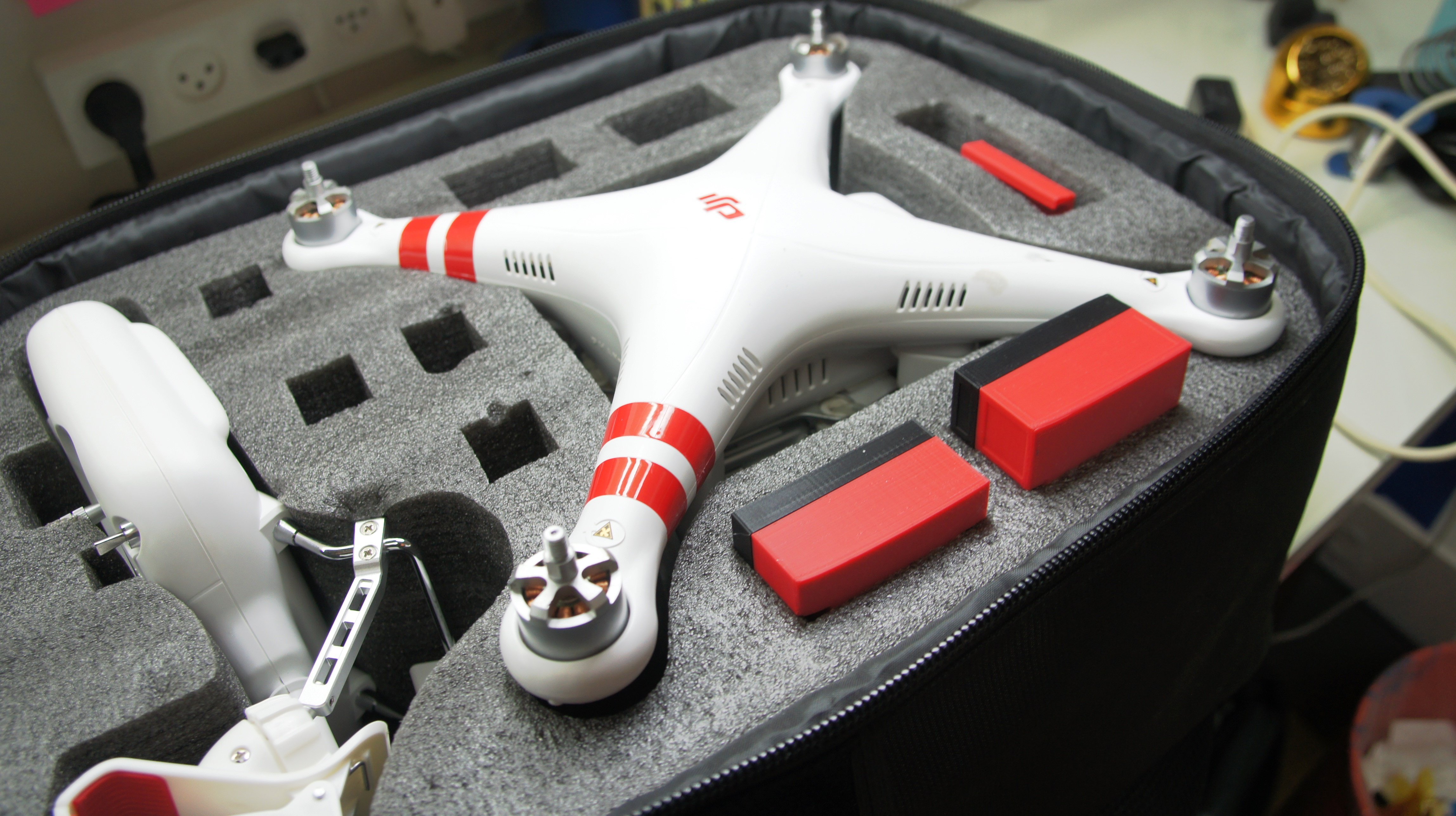 Toolbox for DJI Phantom backpack