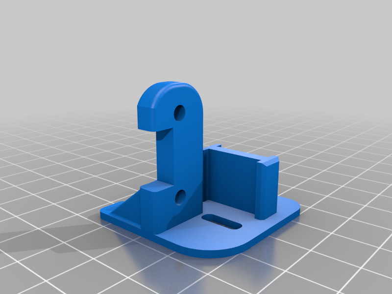 Pet Fang mount for Ender 3 V2 for use with CR touch