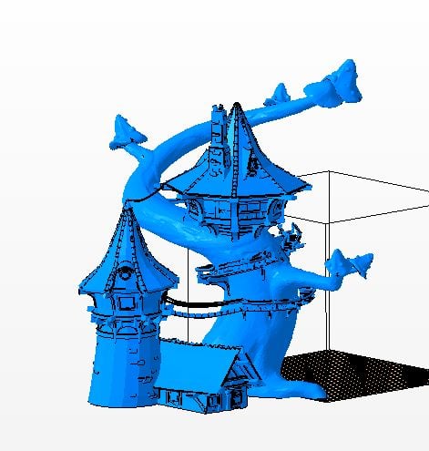 mushroom goblin tower - terrain - heroic scale