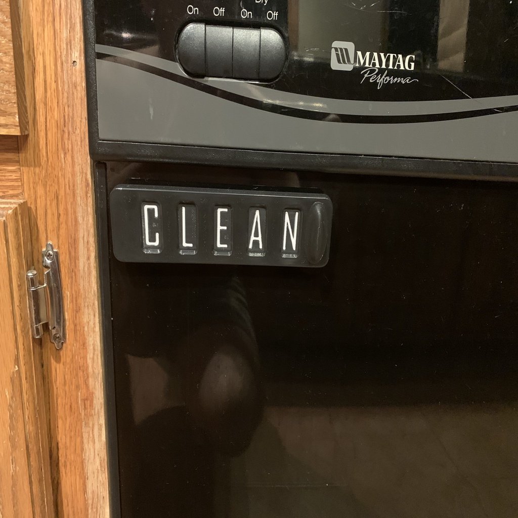 Dishwasher Clean / Dirty Sign