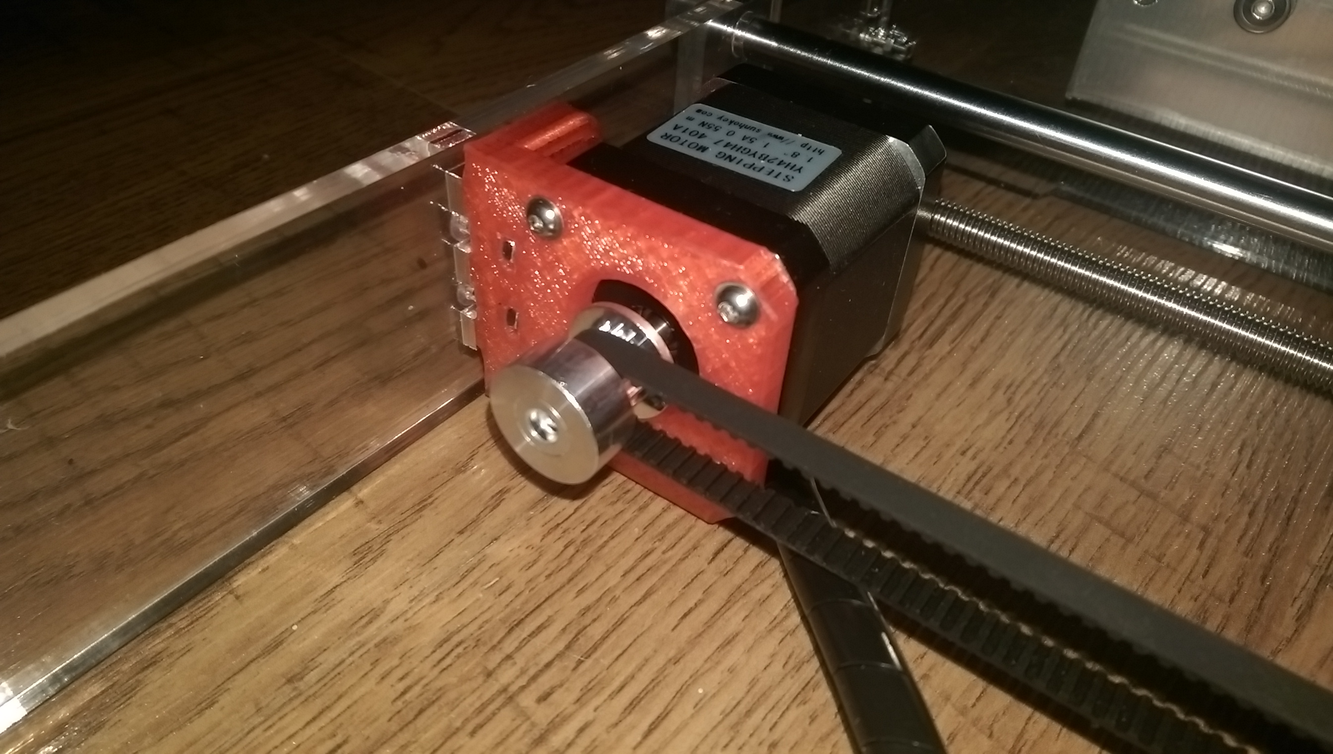 SUNHOKEY ACRYLIC PRUSA I3 Y-axis Stepper Mount