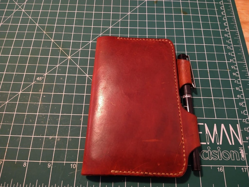 Leather Notebook Wallet Template
