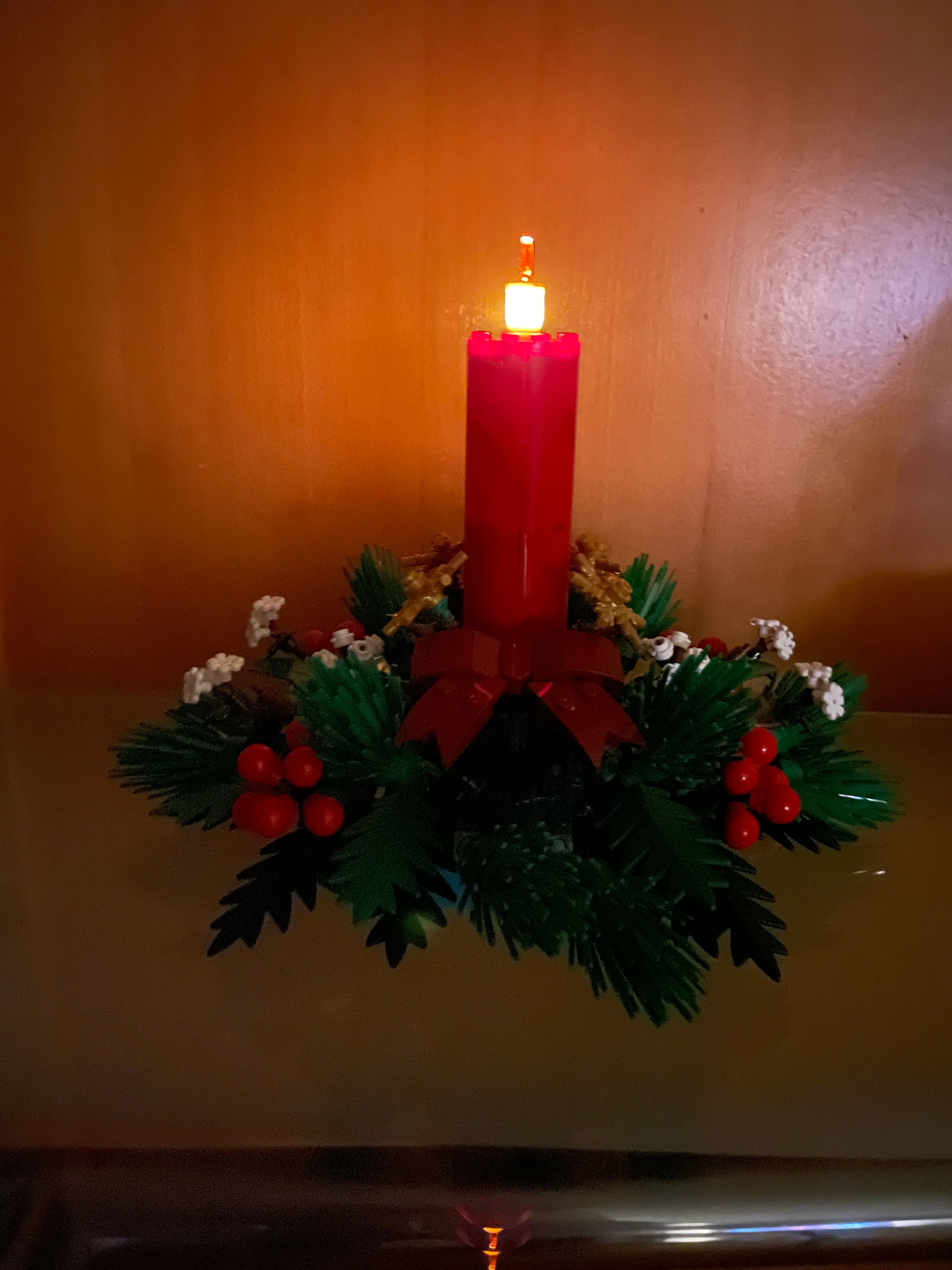 Cozy Candle Flame Mod for LEGO 40743