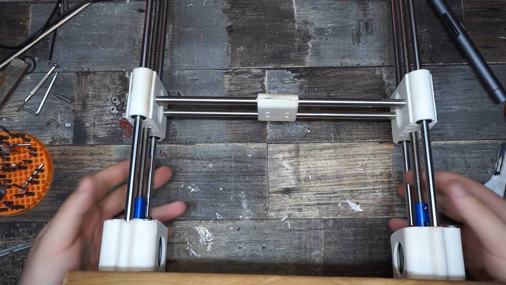 Z-Axis for EDM made from old 3d printer parts